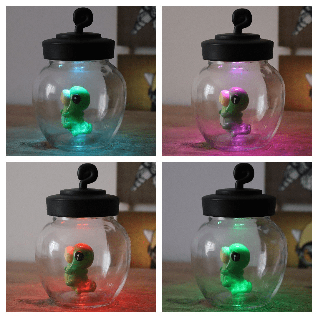 Hollow Knight Grub Figure in a Jar
