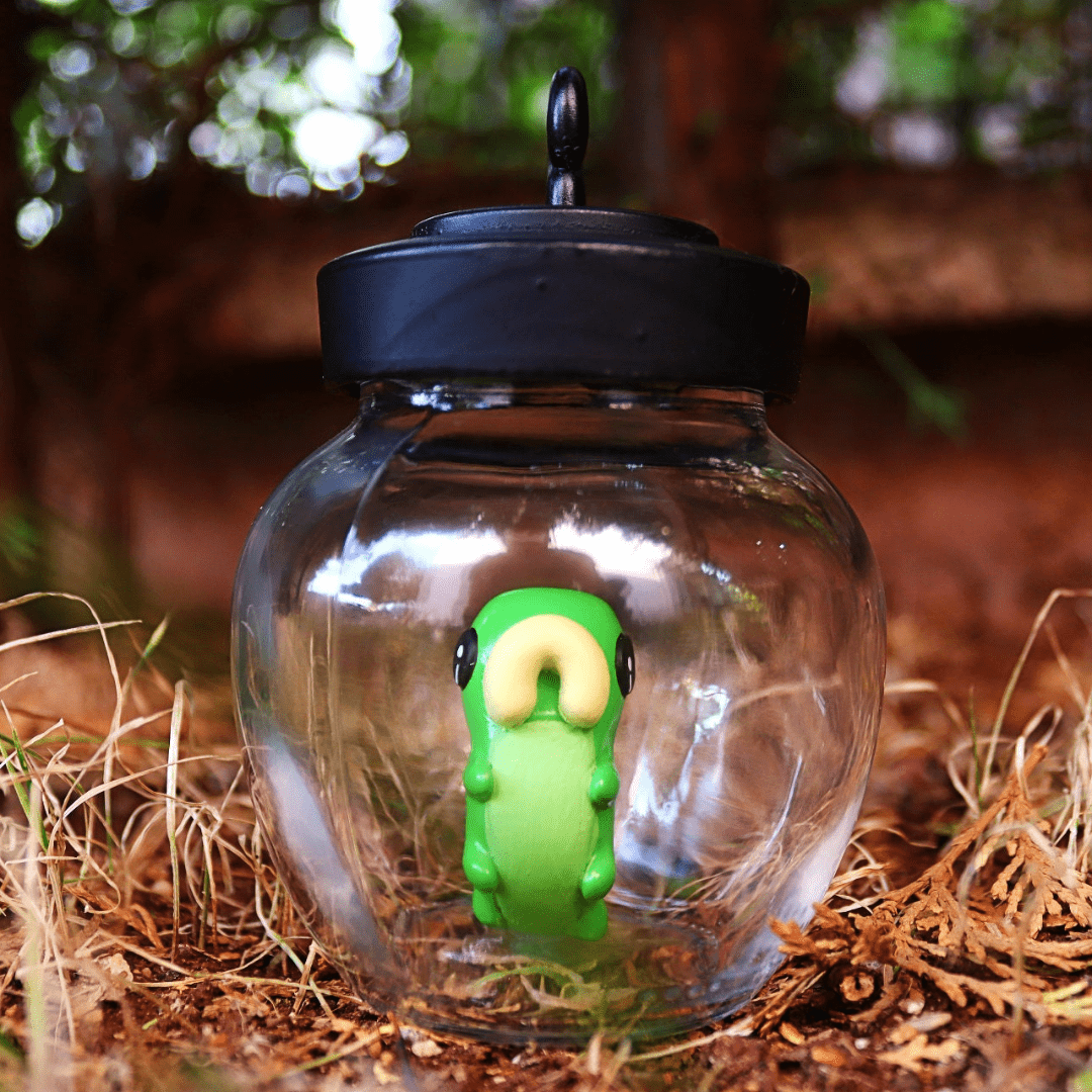 Hollow Knight Grub Figure in a Jar