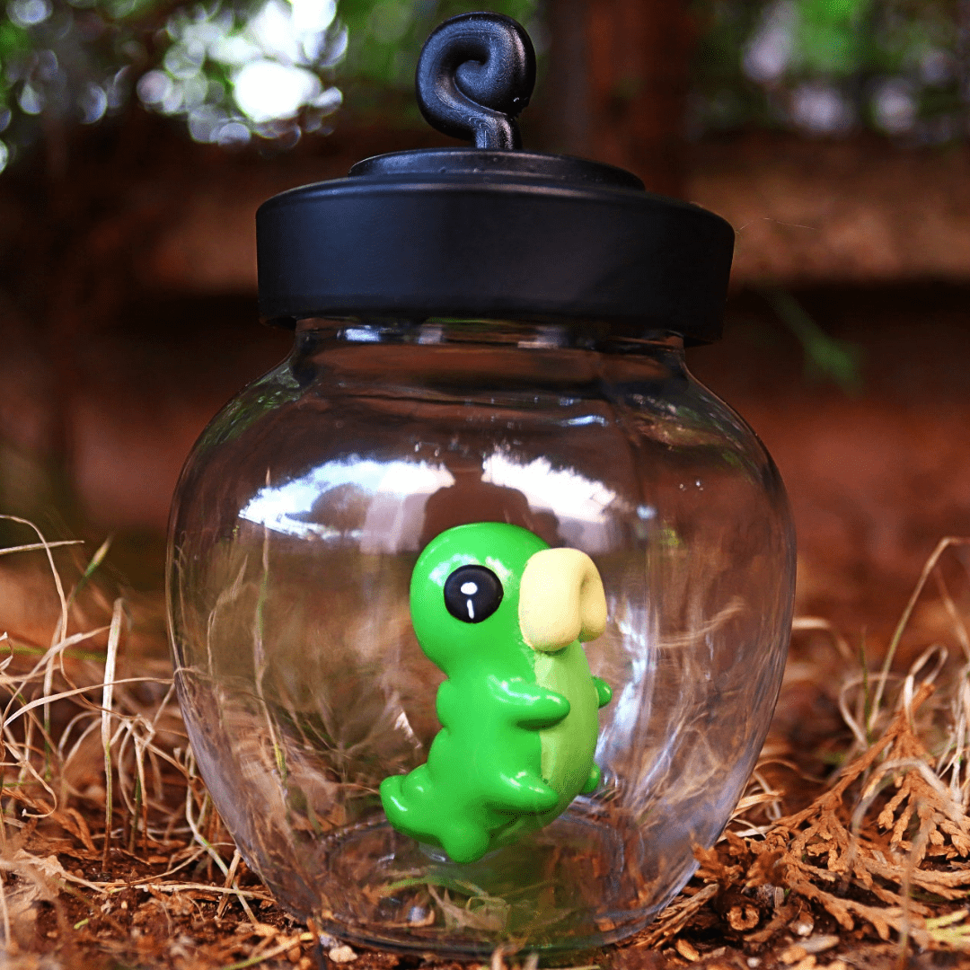 Hollow Knight Grub Figure in a Jar