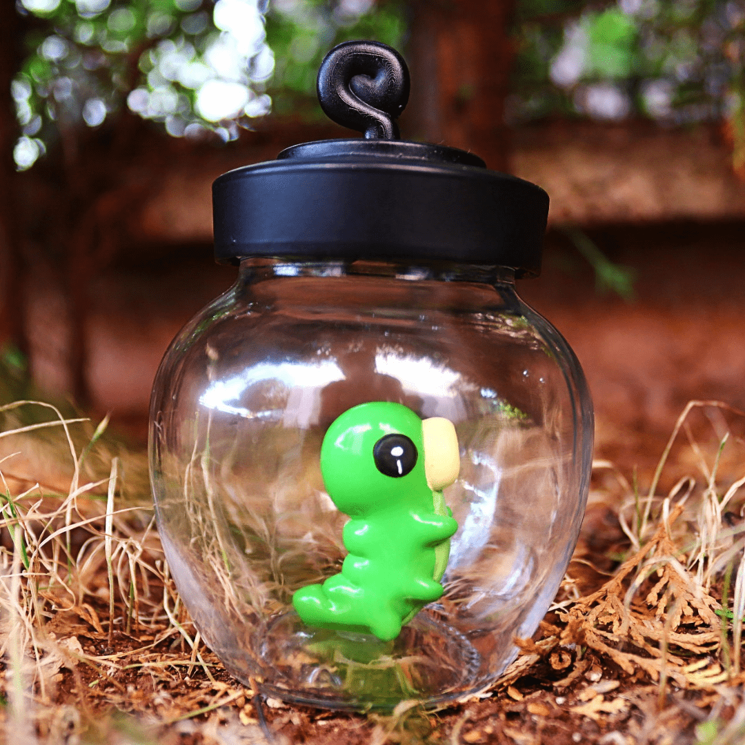 Hollow Knight Grub Figure in a Jar
