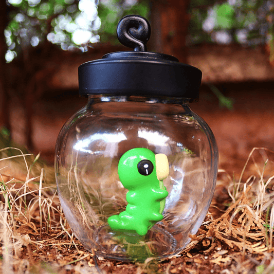 Hollow Knight Grub Figure in a Jar