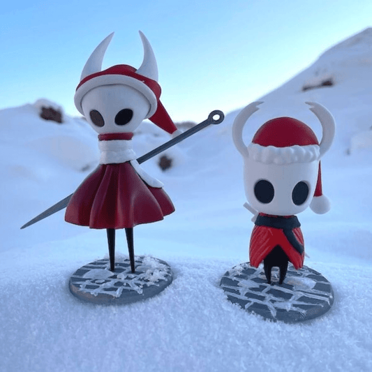 Hollow Knight and Hornet Xmas Figures